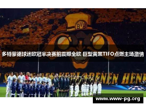 多特蒙德球迷欧冠半决赛前震撼全欧 巨型黄黑TIFO点燃主场激情